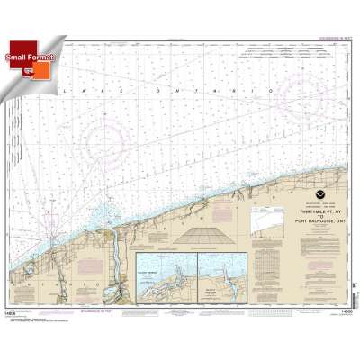 HISTORICAL NOAA Chart 14806: Thirtymile Point: N.Y.: to Port Dalhousie: Ont.