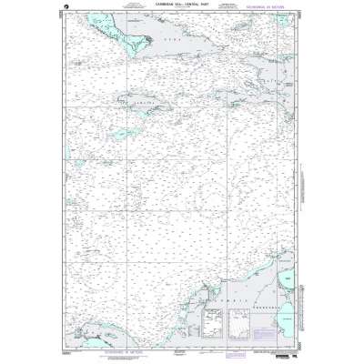 NGA Chart 26001: Carribean Sea - Central Part