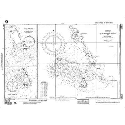 NGA Chart 28103: Cayos Vivorillo Becerro and Caratasca