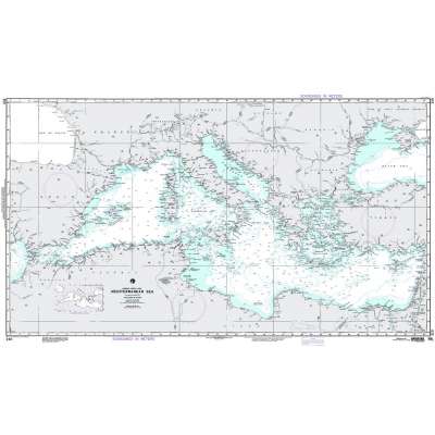 NGA Chart 310: Mediterranean Sea
