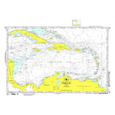 NGA Chart 402: Caribbean Sea