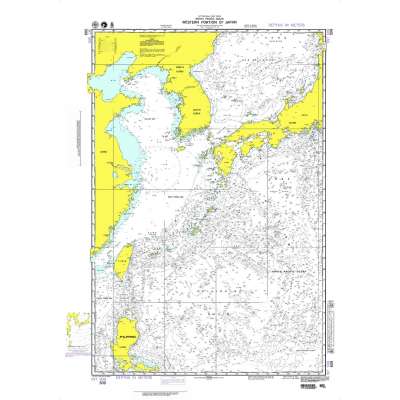 NGA Chart 509: North Pacific - Japan Western Portion Of