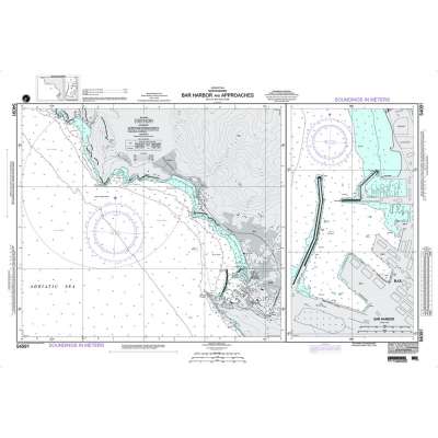 NGA Chart 54091: Bar Harbor and Approaches