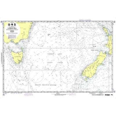 Miscellaneous International :NGA Chart 601: Tasman Sea [New Zealand to Se Australia]