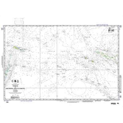 NGA Chart 606: Tonga to Archipel Des Tuamotu