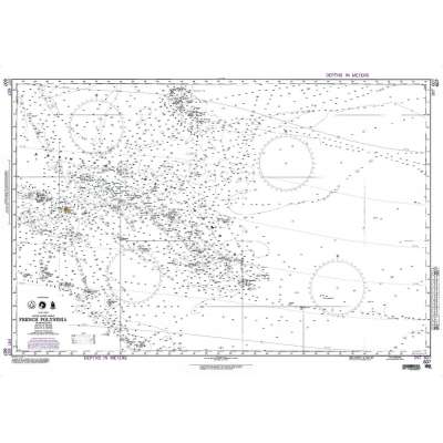 NGA Chart 607: French Polynesia - South Pacific Ocean