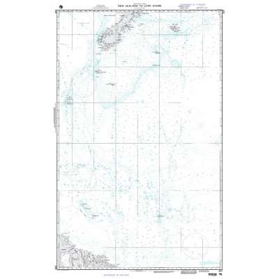 NGA Chart 624: South Pacific Ocean New Zealand to Cape Adare