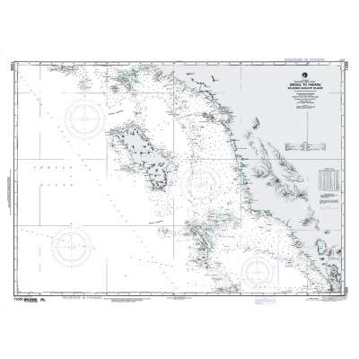 NGA Chart 71009: Singkil to Padang Incl Adj Is