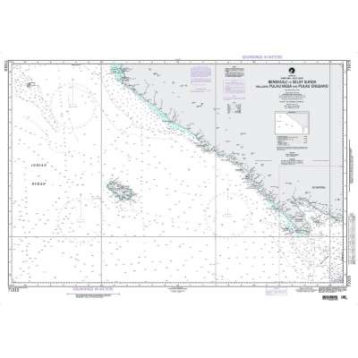 Region 7 - South East Asia, Indonesia, New Guinea, Australia :NGA Chart 71015: Bengkulu to Selat Sunda Including Pulau Mega and Pulau Enggano