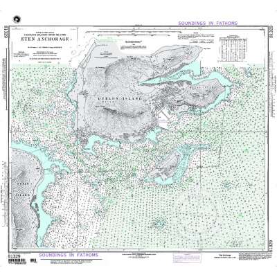 NGA Chart 81329: Eten Anchorage [Caroline Islands - Truk Is]