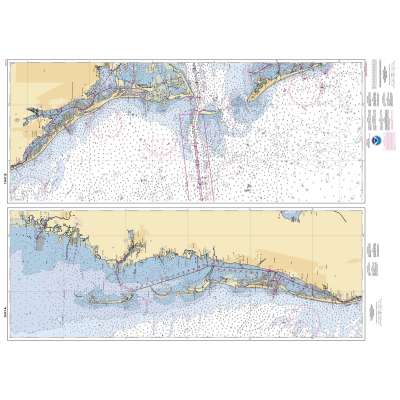 NOAA Chart 11411: Intracoastal Waterway Tampa Bay to Port Richey