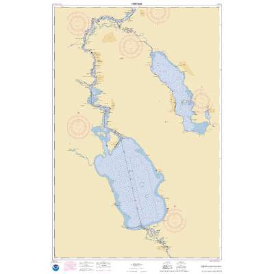 HISTORICAL NOAA Chart 11495: St. Johns River Dunns Creek to Lake Dexter