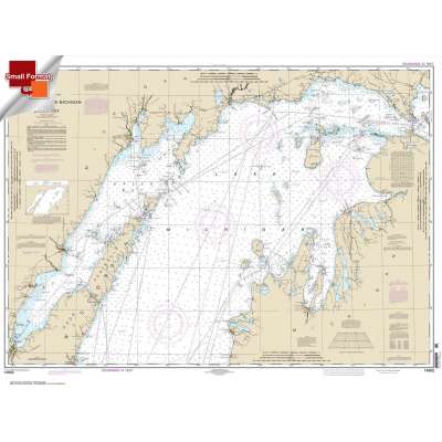 NOAA Chart 14902: North end of Lake Michigan: including Green Bay