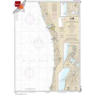 HISTORICAL NOAA Chart 14906: South Haven to Stony Lake;South Haven;Port Sheldon;Saugatuck Harbor