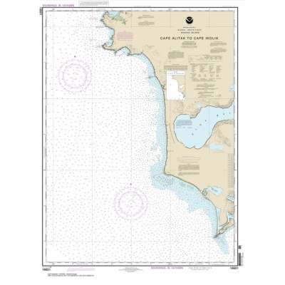 HISTORICAL NOAA Chart 16601: Cape Alitak to Cape lkolik