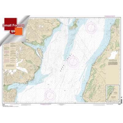 Alaska NOAA Charts :NOAA Chart 16661: Cook Inlet-Anchor Point to Kalgin Island;Ninilchik Harbor