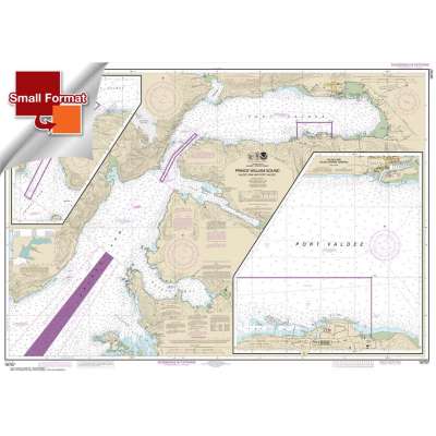 HISTORICAL NOAA Chart 16707: Prince William Sound-Valdez Arm and Port Valdez;Valdez Narrows;Valdez and Valdez Marine Terminal