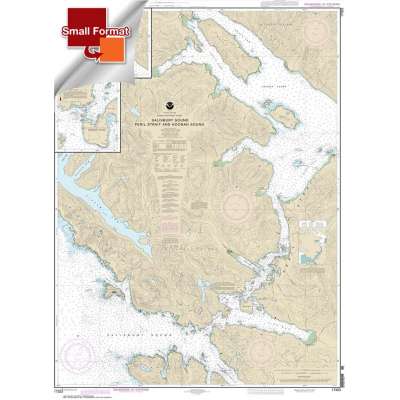 HISTORICAL NOAA Chart 17323: Salisbury Sound: Peril Strait and Hoonah Sound