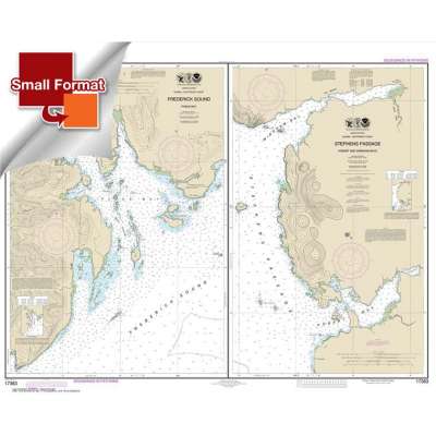 HISTORICAL NOAA Chart 17363: Pybus Bay: Frederick Sound;Hobart and Windham Bays: Stephens P.