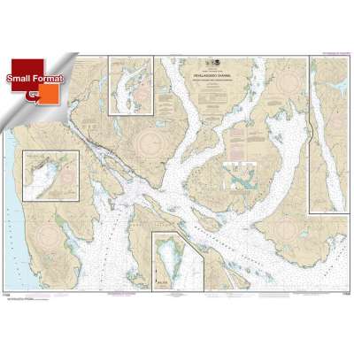 HISTORICAL NOAA Chart 17428: Revillagigedo Channel: Nichols Passage: and Tongass Narrows;Seal Cove;Ward Cove