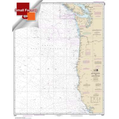 Pacific Coast NOAA Charts :NOAA Chart 18007: San Francisco to Cape Flattery