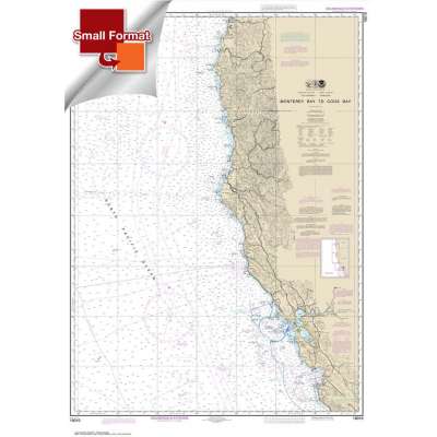 NOAA Chart 18010: Monterey Bay to Coos Bay