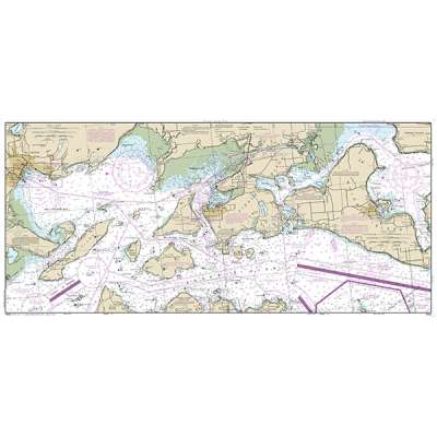 NOAA Chart 18423: Bellingham to Everett Including San Juan Islands; Blaine (7 PAGE FOLIO) Not updated since 2014