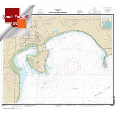 NOAA Chart 18428: Oak and Crescent Harbors