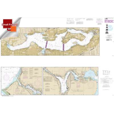 HISTORICAL NOAA Chart 18447: Lake Washington Ship Canal and Lake Washington