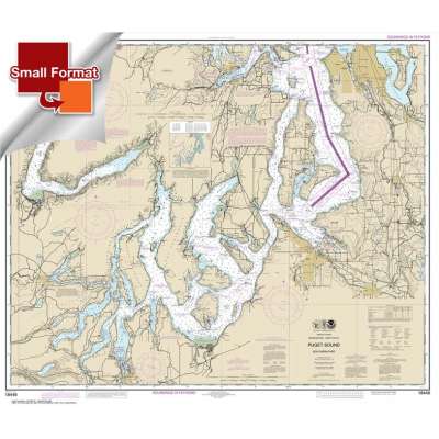 HISTORICAL NOAA Chart 18448: Puget Sound-southern part