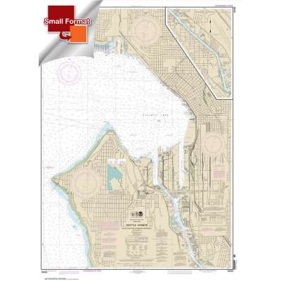 HISTORICAL NOAA Chart 18450: Seattle Harbor: Elliott Bay and Duwamish Waterway