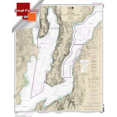 HISTORICAL NOAA Chart 18458: Hood Canal-South Point to Quatsap Point including Dabob Bay
