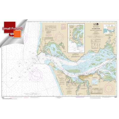 HISTORICAL NOAA Chart 18521: Columbia River Pacific Ocean to Harrington Point;Ilwaco Harbor