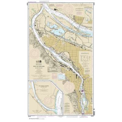 NOAA Chart 18526: Port of Portland: Including Vancouver;Multnomah Channel-southern part