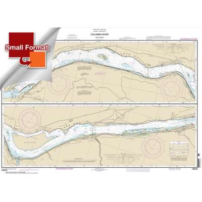 HISTORICAL NOAA Chart 18533: Columbia River Lake Celilo