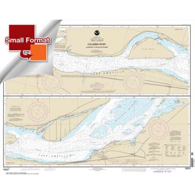 HISTORICAL NOAA Chart 18537: Columbia River Alderdale to Blalock Islands