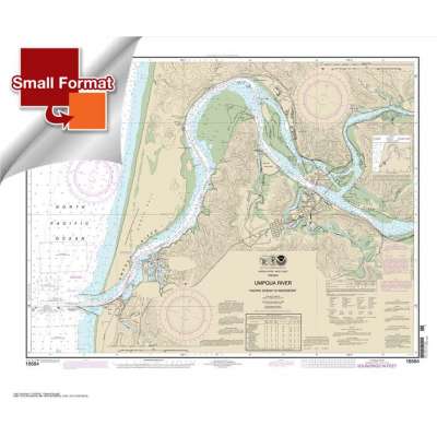 NOAA Chart 18584: Umpqua River Pacific Ocean to Reedsport