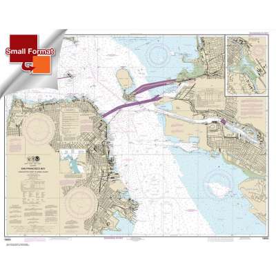 HISTORICAL NOAA Chart 18650: San Francisco Bay Candlestick Point to Angel Island