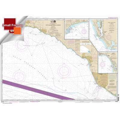 HISTORICAL NOAA Chart 18725: Port Hueneme to Santa Barbara;Santa Barbara;Channel Islands Harbor and Port Hueneme;Ventura