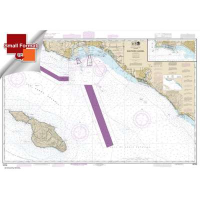 HISTORICAL NOAA Chart 18746: San Pedro Channel;Dana Point Harbor