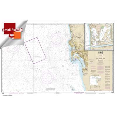 NOAA Chart 18765: Approaches to San Diego Bay;Mission Bay