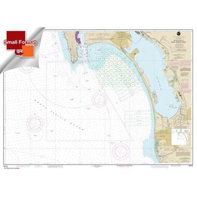 HISTORICAL NOAA Chart 18772: Approaches to San Diego Bay
