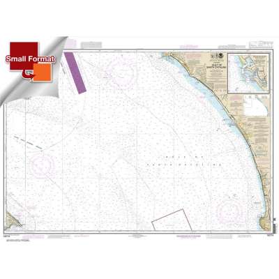 Pacific Coast NOAA Charts :NOAA Chart 18774: Gulf of Santa Catalina;Delmar Boat Basin-Camp Pendleton