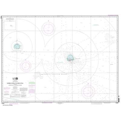 NOAA Chart 19480: Gambia Shoal to Kure Atoll including approaches to the Midway Islands