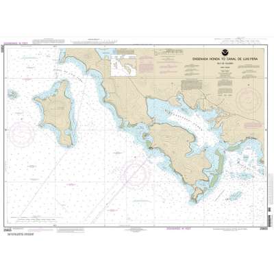 NOAA Chart 25655: Ensenada Honda to Canal de Luis Pena