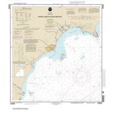 NOAA Chart 25665: Punta Lima to Cayo Batata