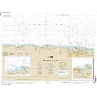NOAA Chart 25668: North Coast of Puerto Rico Punta Penon to Punta Vacia Talega