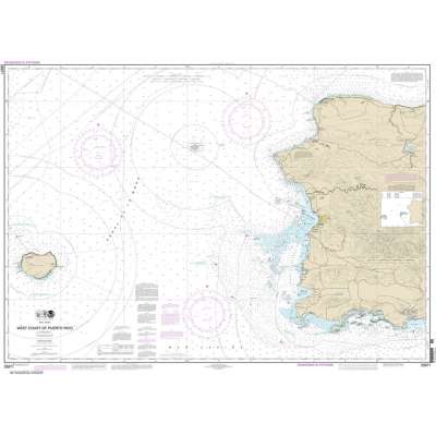 NOAA Chart 25671: West Coast of Puerto Rico
