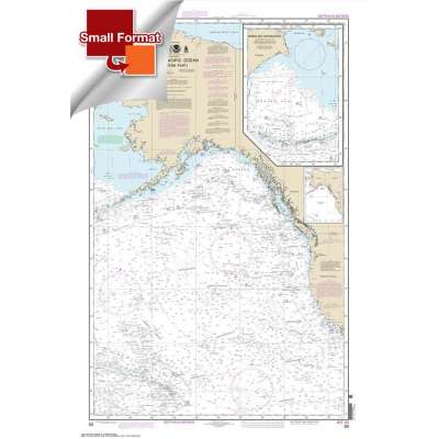 NOAA Chart 50: North Pacific Ocean (eastern part) Bering Sea Continuation