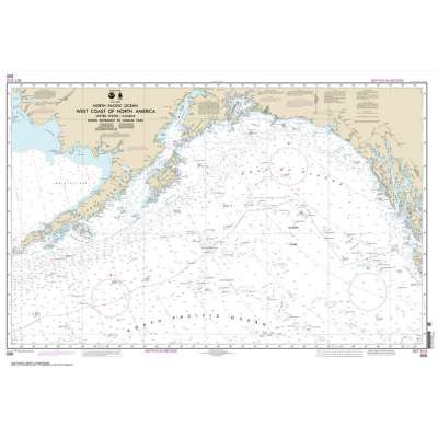 Pacific Coast NOAA Charts :NOAA Chart 500: West Coast Of North America Dixon Ent To Unimak Pass